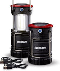 360 LED Camping Lantern (2-Pack), Collapsible LED Lanterns, Rugged Survival Kits for Hurricane, Emergency Light for Storm, Outages, Outdoor Portable Lanterns