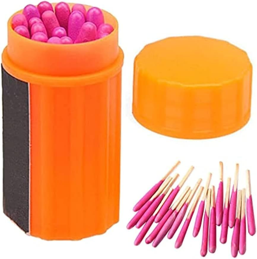 Waterproof Matches Survival Kit, Stormproof Matches with Case, Stormproof Fire Starter, Emergencys Fire Starter Matches for Hiking Camping Outdoor Survival