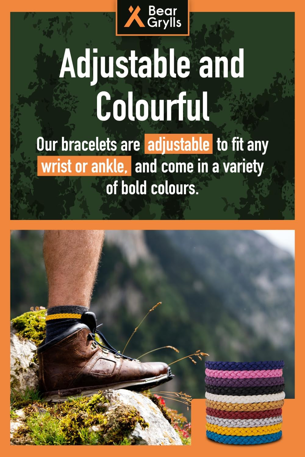 Mosquito Repellent Bracelets | Deet-Free | 10 Pack