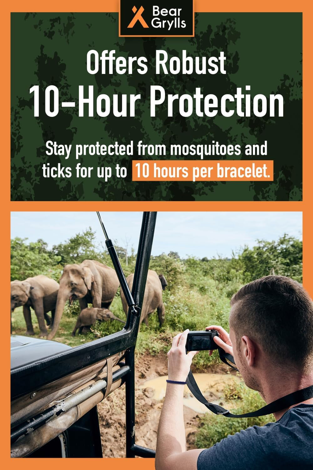 Mosquito Repellent Bracelets | Deet-Free | 10 Pack