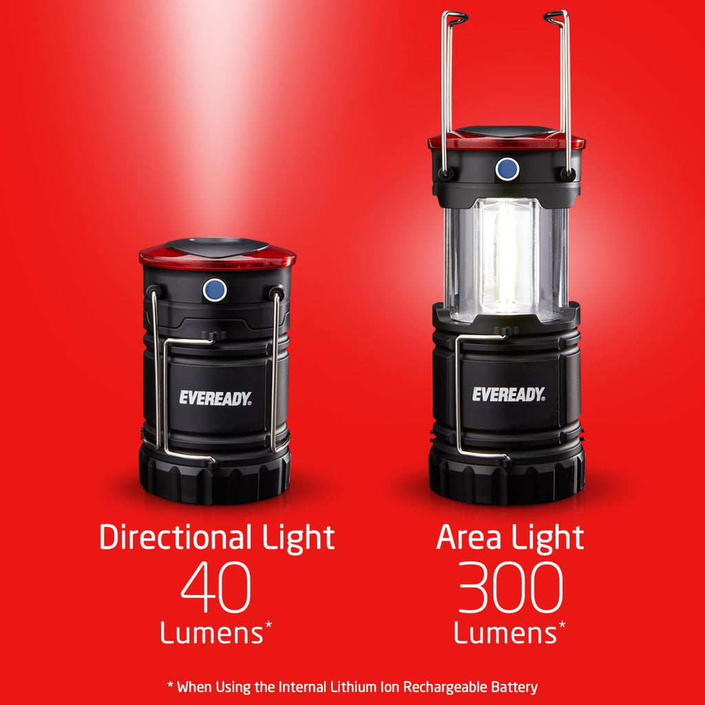 Collapsible Rechargeable Lanterns, 300 Lumens, USB Rechargeable Lantern, Outdoor and Camp Lantern, Micro-Usb Charging Cable Included, 4 Count