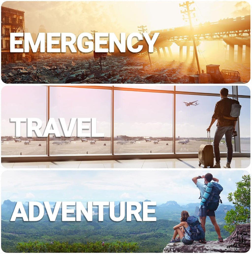 Alkaline Water Filter Bottle for Travel, Camping, Hiking, Backpacking, Emergency, Survival | Removes up to 99.99% of Harmful Contaminants, 9.5Ph, Protects the Nutrient & Mineral Value, Made in USA