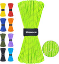 Reflective Paracord Rope 7 Strand Type III Parachute Cord 4Mm 100Ft / 200Ft for Tent Camping Hiking Fishing Survival Tactical Clothesline DIY Projects